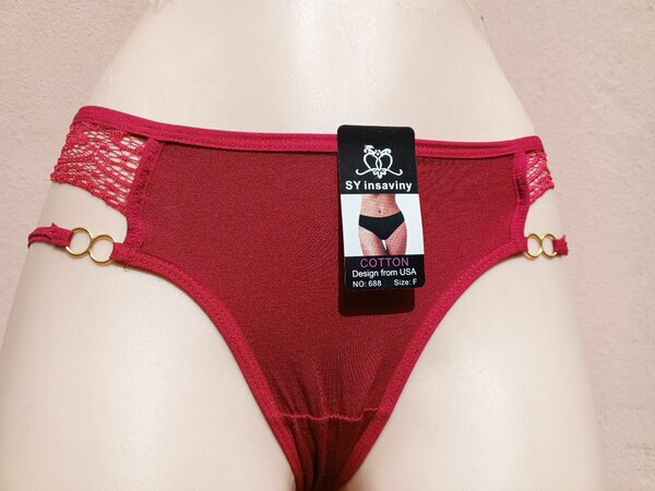 Culotte en coton dentelle femme