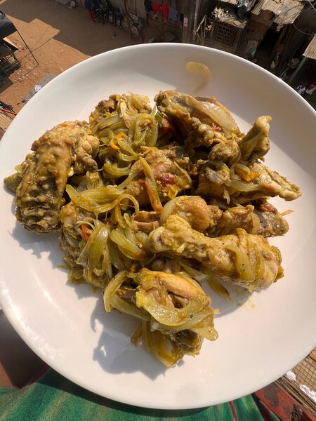 Poulet épicé savoureux