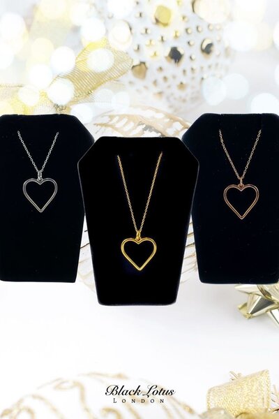 Collier Cœur Élégant Femme