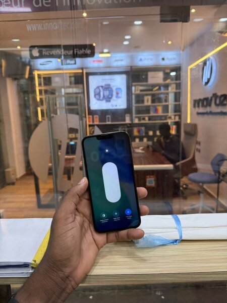 Smartphone Apple vert