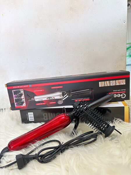 Peigne chauffante, lisseur, séchoir, bouche cheveux , peig