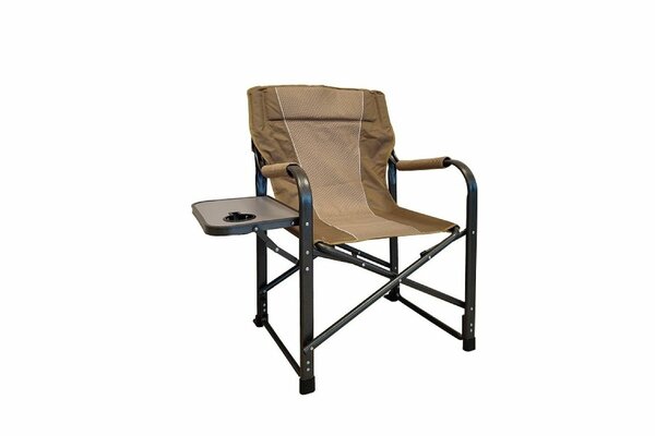 Chaise pliante avec porte-gobelet