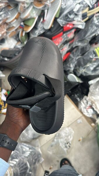 Sandales Noires Casual Homme