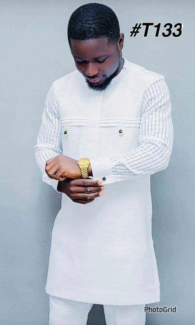 Boubou moderne homme élégant