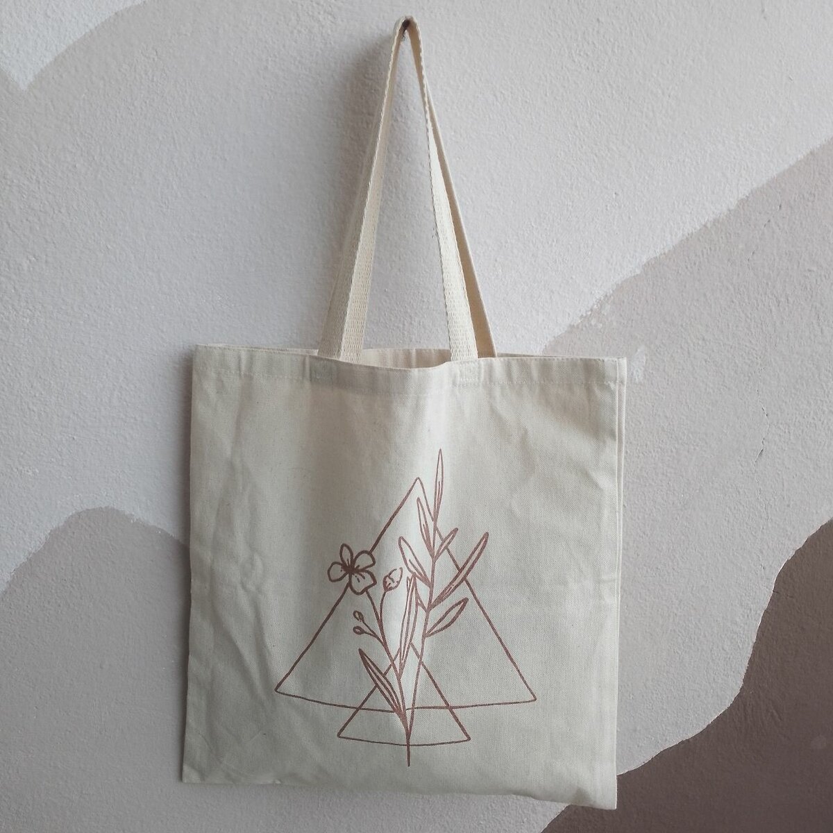 Sac cabas en coton floral