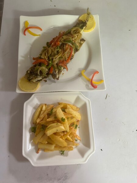Poisson sauté frites