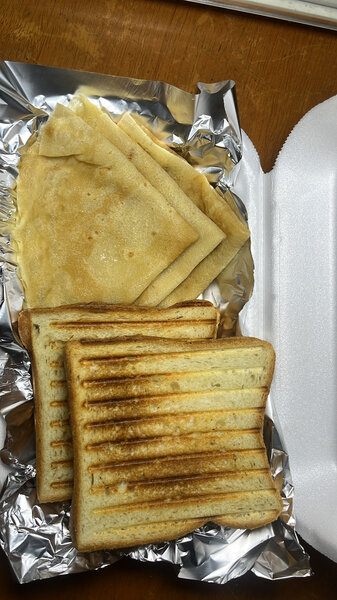 Croque-monsieur et crêpes