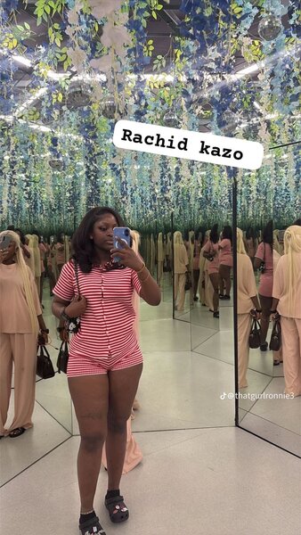 Combinaison rayée rouge