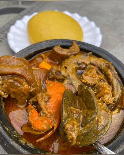 Sauce graine escargot,crabe,