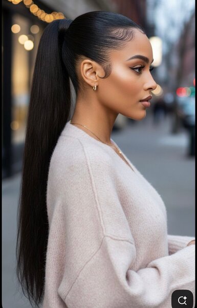 Postiche Queue-de-Cheval natur