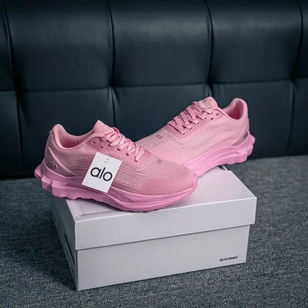 Chaussures de sport roses femme