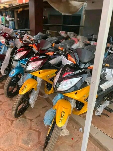 Moto moderne et stylée