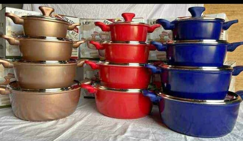 4 set Non-stick Die-cast cookware