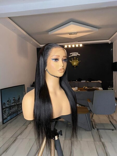 Perruque lisse qualité humaine