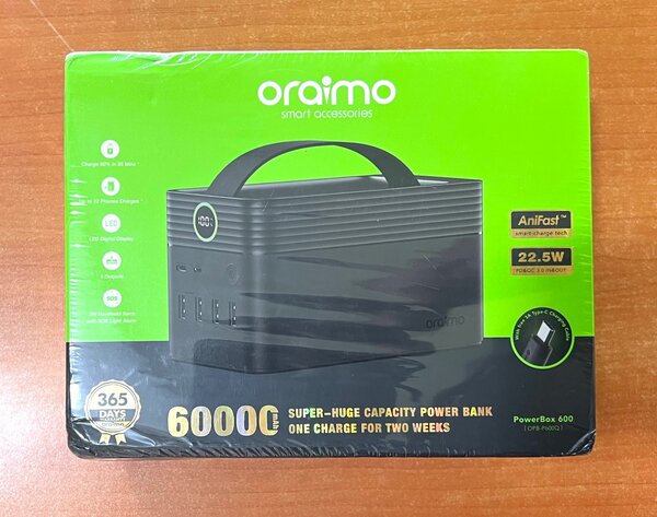 Oraimo Powerbox 600 60,000mah 22.5W Power Bank - 60,000mah