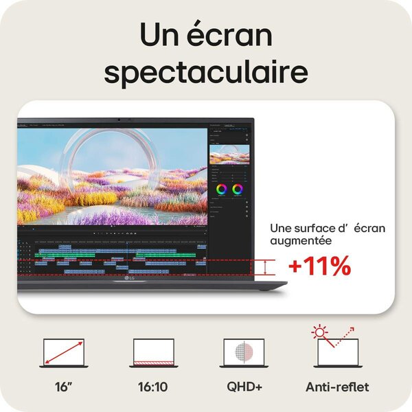 LG Gram 16" Laptop Ultra Léger