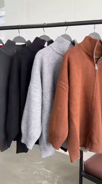 Кардиган на полном замке