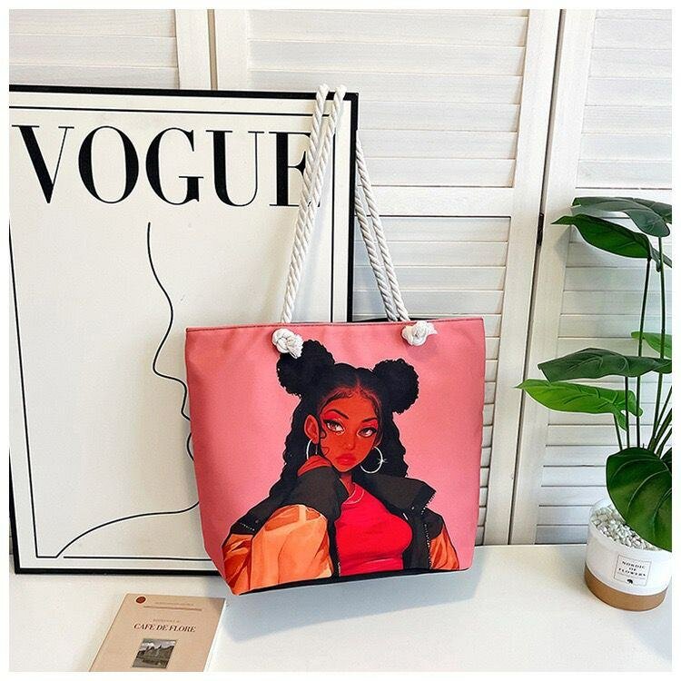 Sac cabas artistique femme