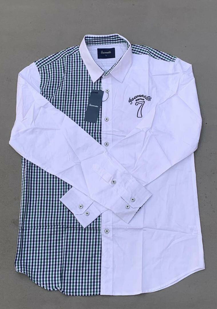 Chemise Homme Bicolore Élégante
