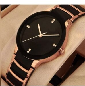 Men Plated Stainless Steel Bracelet Watch for Man - Gift Box Included