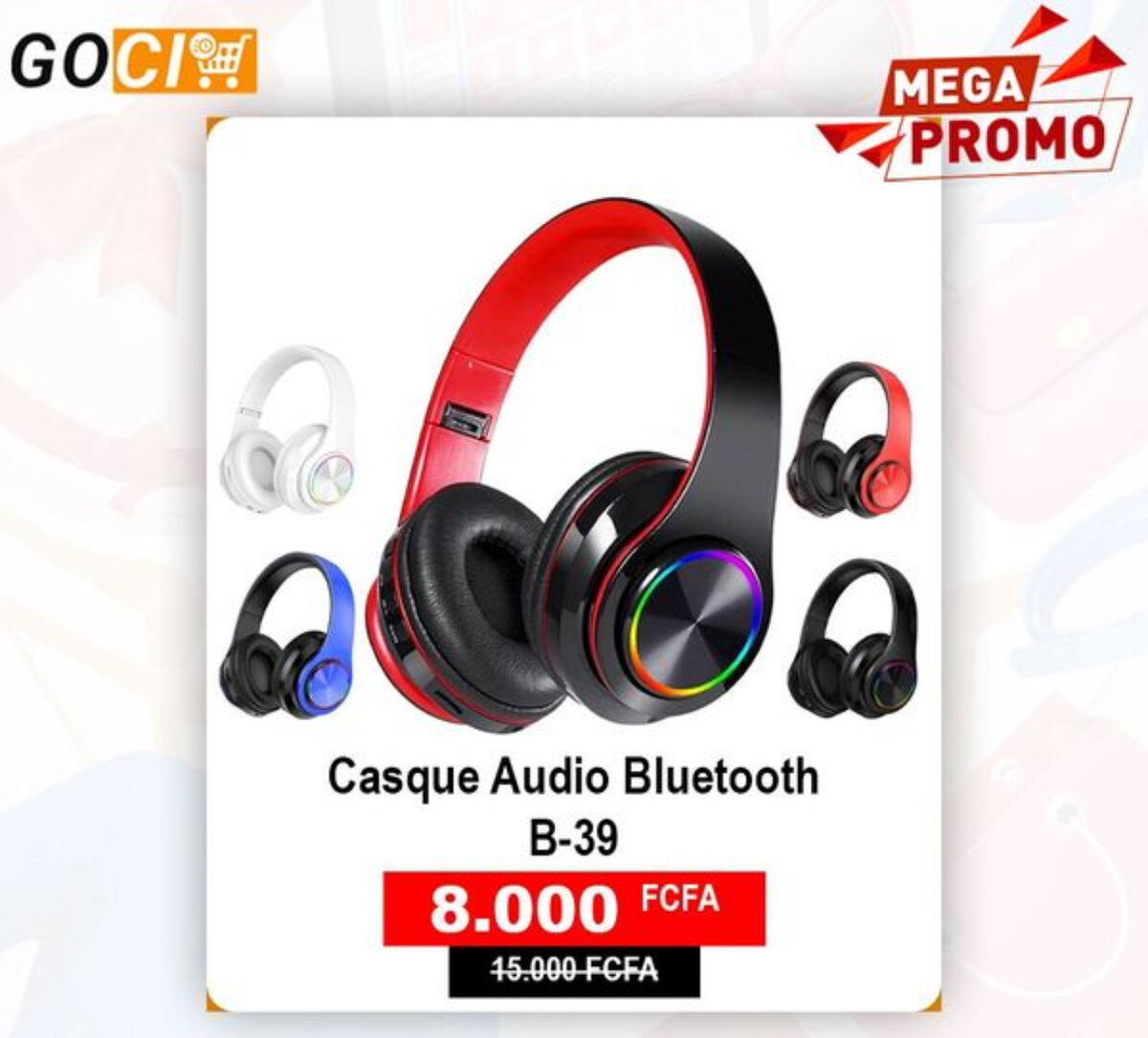 Casque Audio Bluetooth B-39