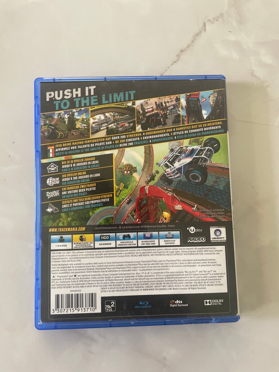 TrackMania Turbo PS4 Jeu