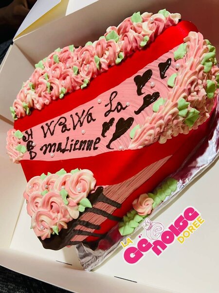 Gâteau Cœur Personnalisé