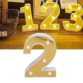 Lampes LED Numériques 22