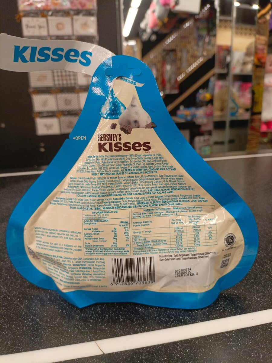 Hersheys kisses chocolate