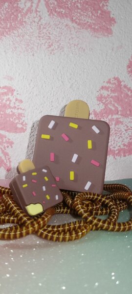 Protège chargeur glace marron