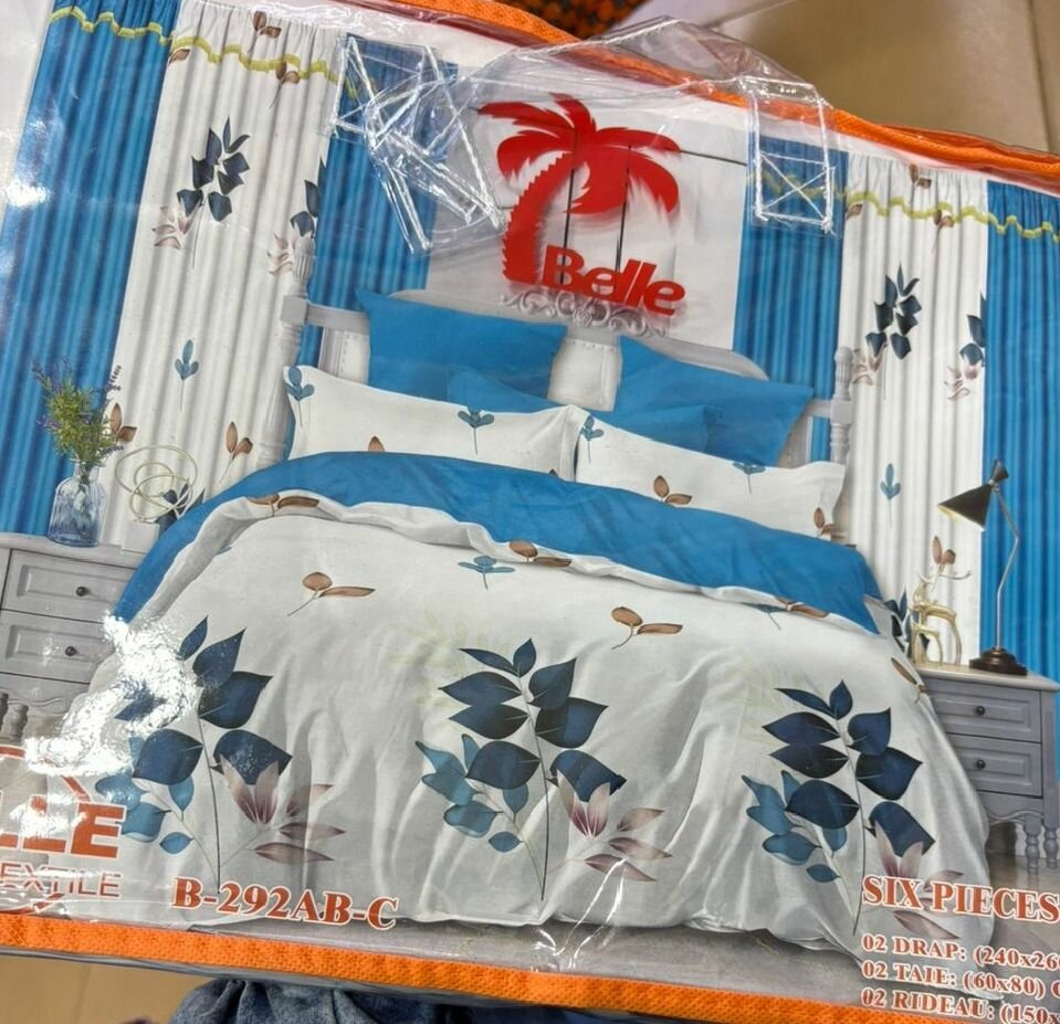 Parure de lit 6 pièces Belle