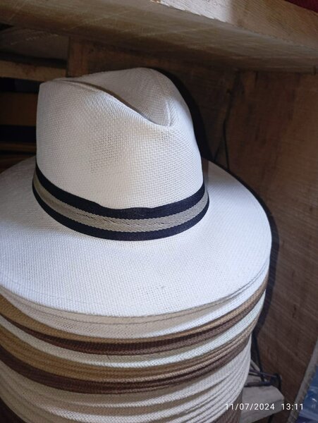 Chapeau d'été en paille élégant