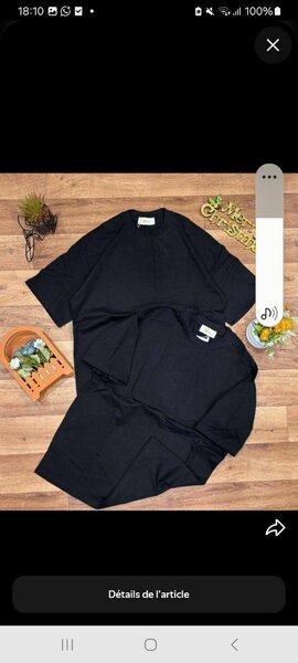 T-shirt en coton casual