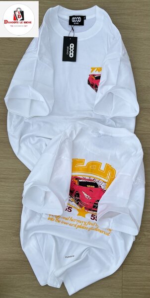 T-shirt Blanc Voiture Sport