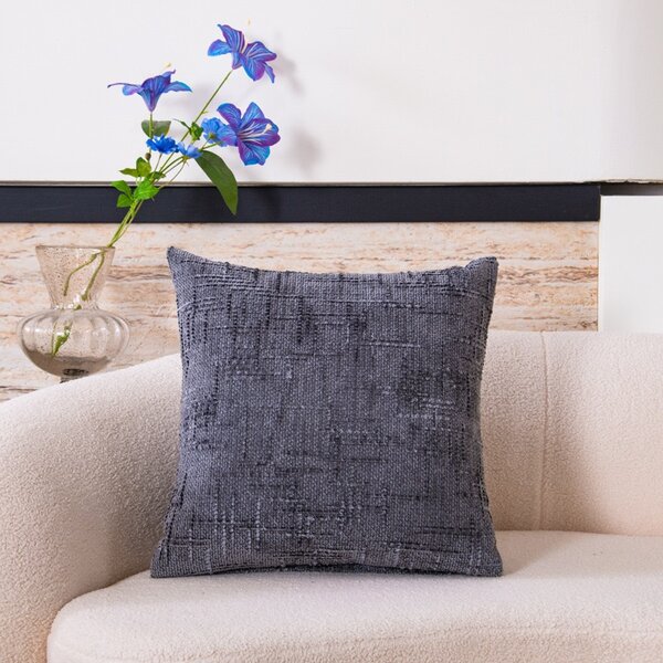 Coussin décoratif gris élégant