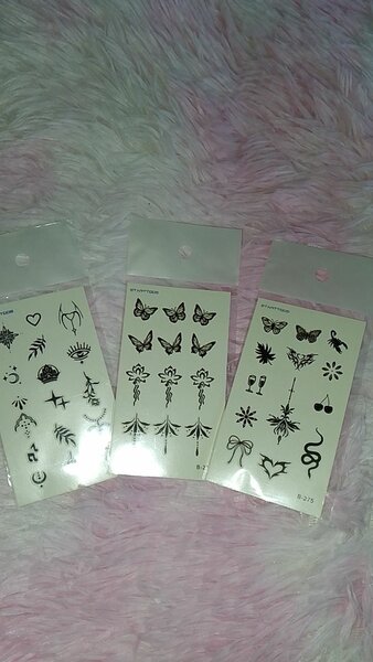 Tatouages Temporaires Floraux et Papillons