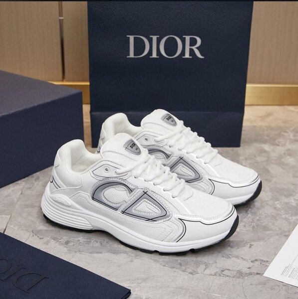 Baskets blanches Dior homme