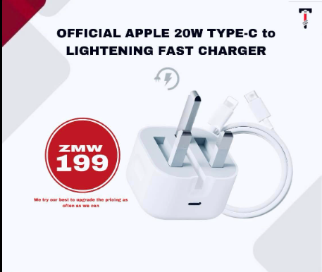 IPHONE 20W TYPE-C to LIGHTENING FAST CHARGERS