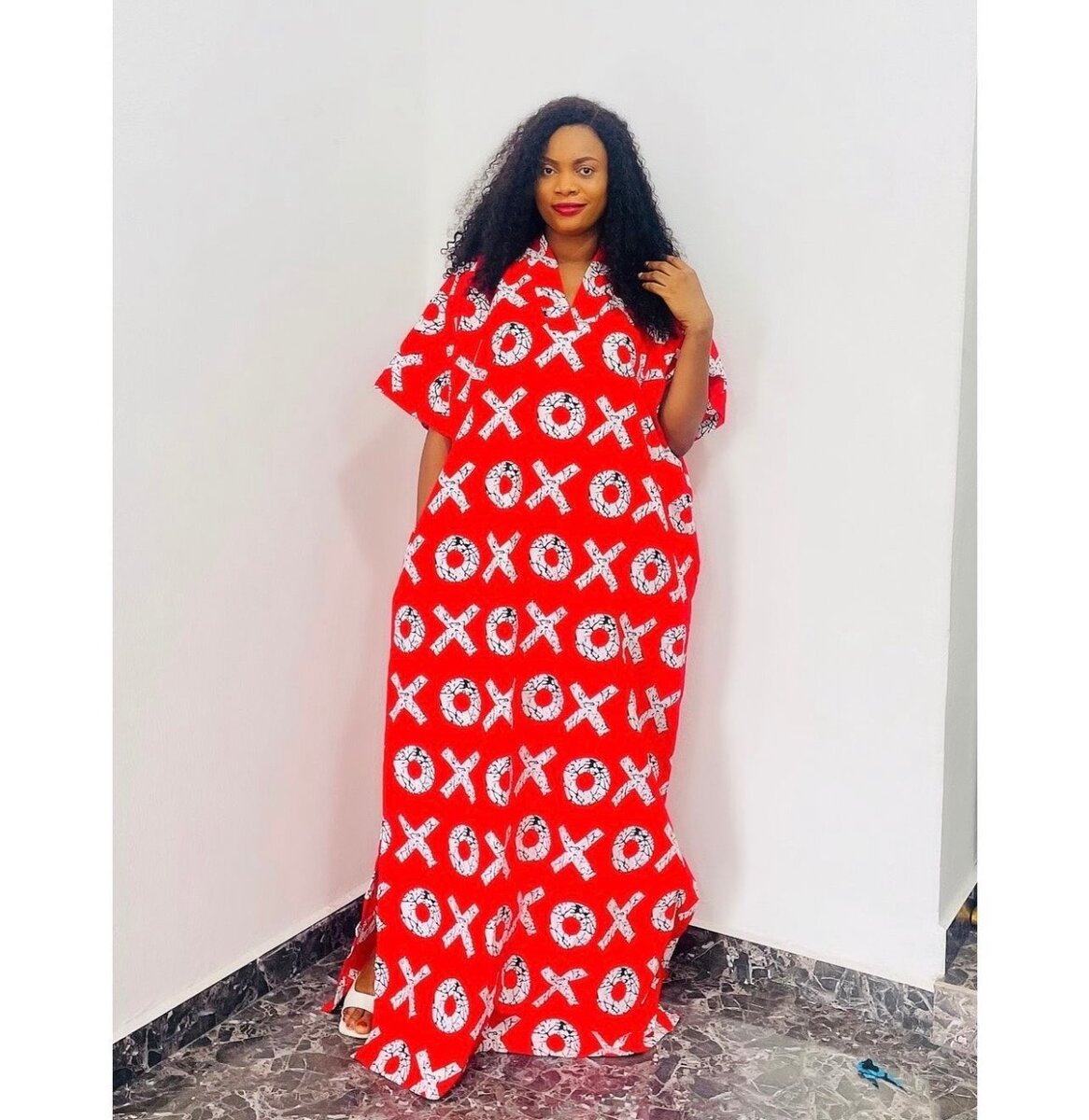 Robe kaftan africain élégant