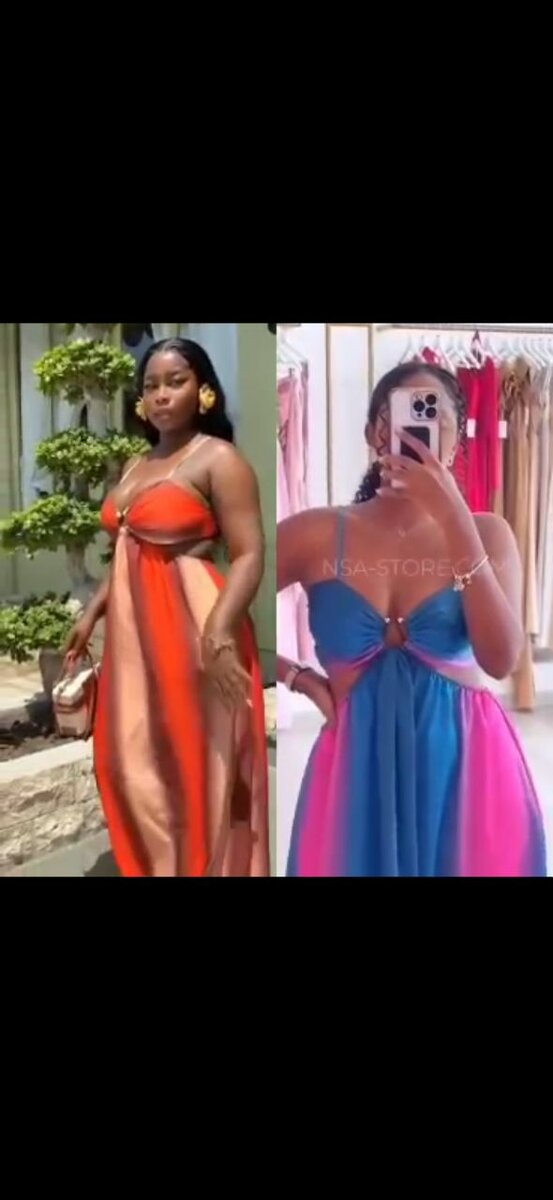 Robe Maxi Colorée Élégante