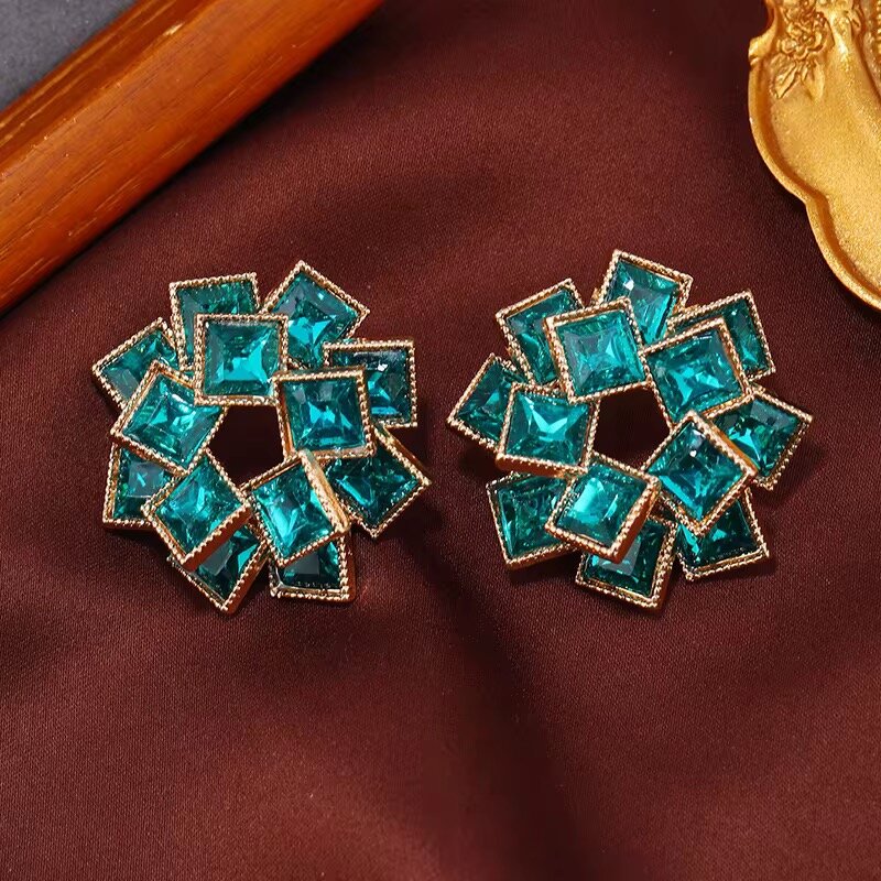 Boucles d'Oreilles Cristal Élégantes