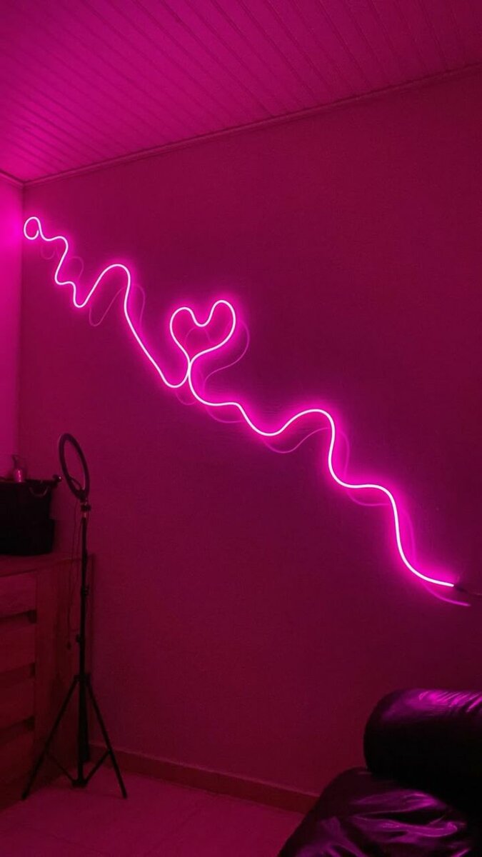 Pink Neon Sign Decor