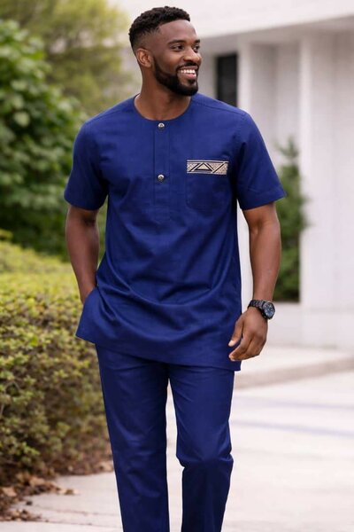 Ensemble africain élégant