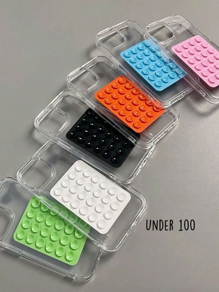 4 Ventouses multicolores