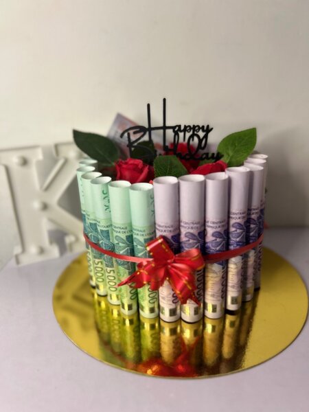 Bouquet d'argent cadeau