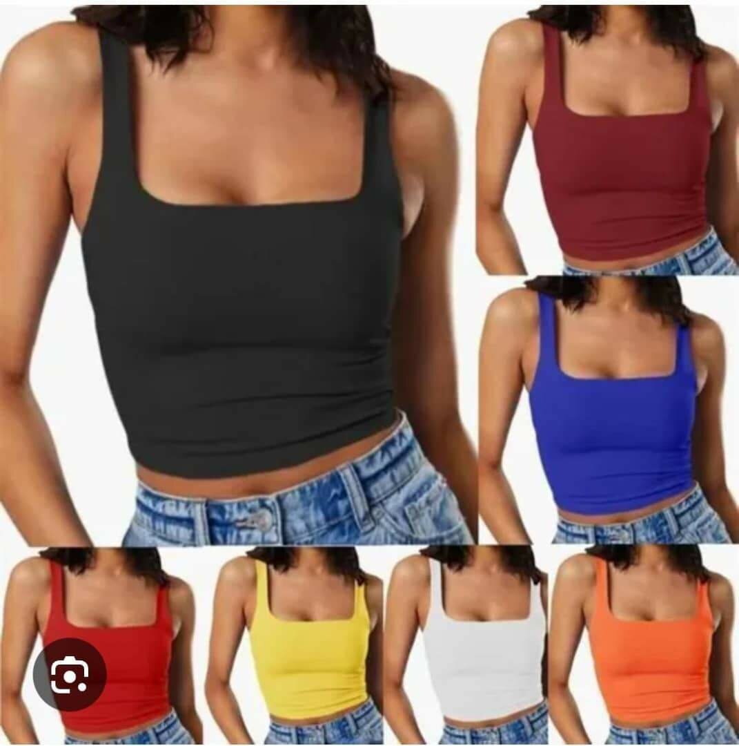 Débardeur Femme Coton Coloré