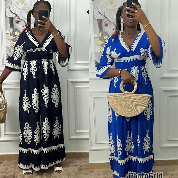 Robe longue boho chic femme