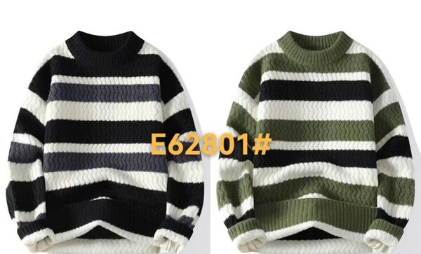 Pulls à rayures homme coloré
