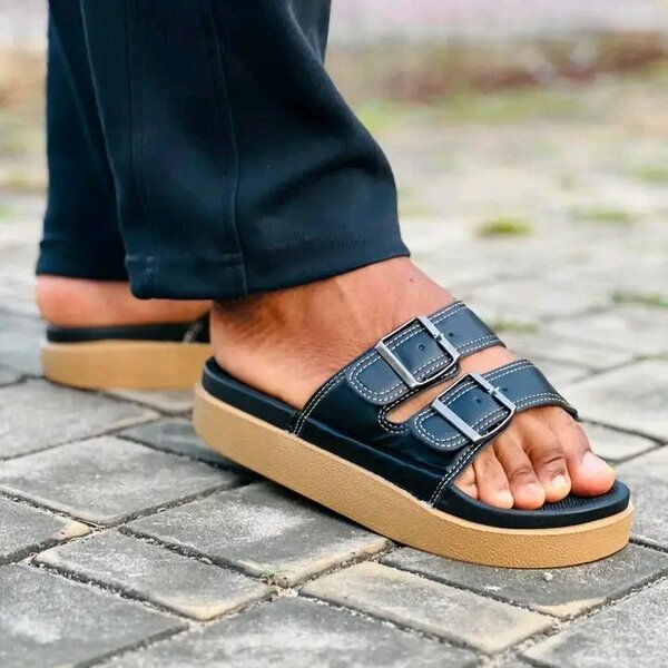 Sandales à boucles pour hommes