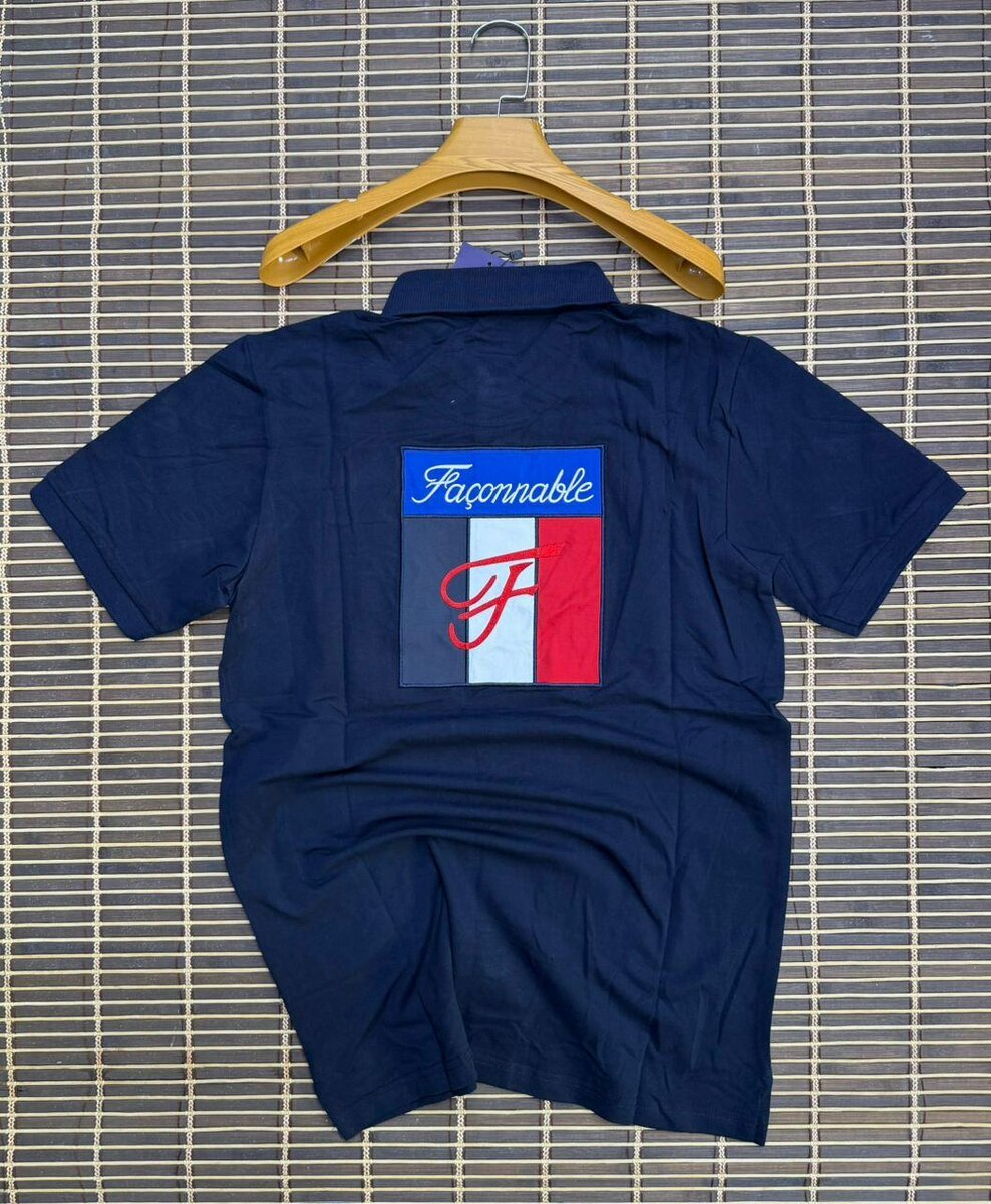 Polo bleu homme Faconnable